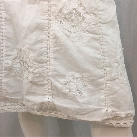 Size 6 Apt. 9 White A-line Knee Length Lined Skirt - Picture 6 of 8